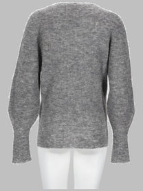 Herno Women's Maglia in Alpaca Lana Grey