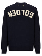 Golden Goose Men's Cotton Sweater Blue, view 3