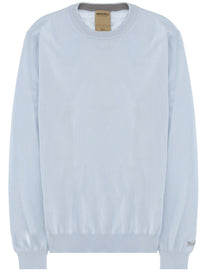 Woolrich Men's Maglia in Cotone Blue
