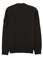Stone Island Men's Wool Ribbed Sweater Grey, view 2