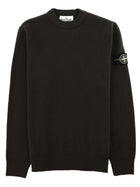 Stone Island Men's Wool Ribbed Sweater Grey