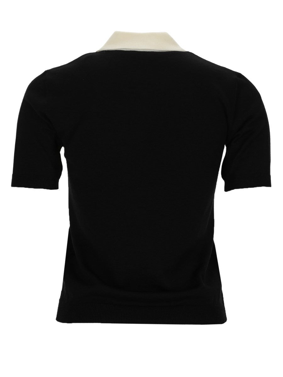 Valentino Women's Maglia in Lana Con Fiocco Black