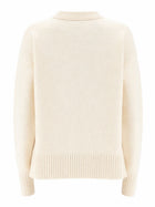 Ami Paris Unisex Wool Sweater White, view 2