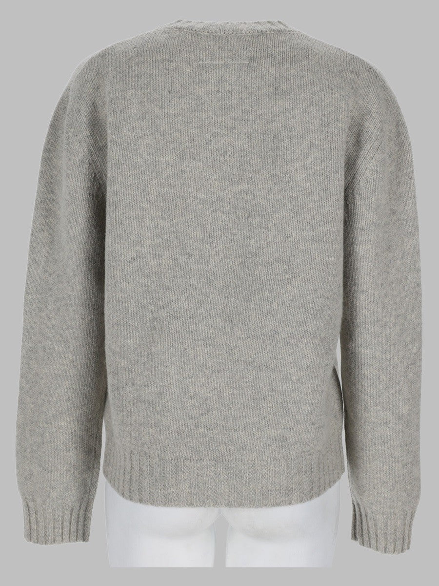 MM6 Maison Margiela Women's Maglia in Lana Con Grey