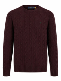 Polo Ralph Lauren Men's Maglia in Lana Cashmere Red