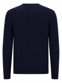Polo Ralph Lauren Men's Maglia in Lana Cashmere Blue
