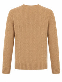 Polo Ralph Lauren Men's Maglia in Lana Cashmere Beige