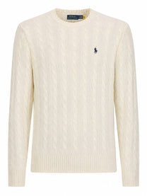 Polo Ralph Lauren Men's Maglia in Lana Cashmere White