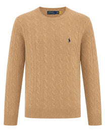 Polo Ralph Lauren Men's Maglia in Lana Cashmere Beige