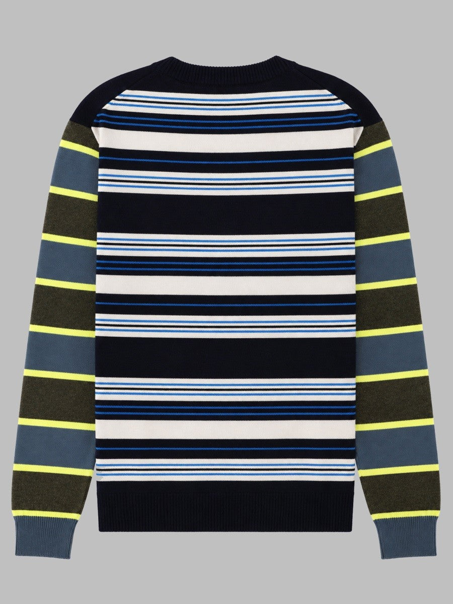 Paul Smith Men's Maglia in Lana Cotone Multicolor