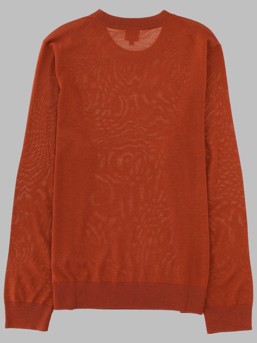 Paul Smith Men's Maglia in Lana Merino Orange