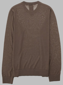 Giorgio Armani Men's Maglia in Lana Vergine Brown