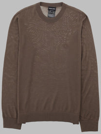Giorgio Armani Men's Maglia in Lana Vergine Brown