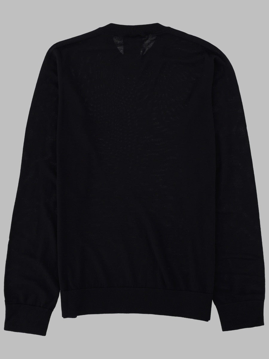 Giorgio Armani Men's Maglia in Lana Vergine Blue