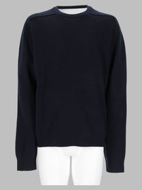 Maison Margiela Men's Maglia in Lana Blue