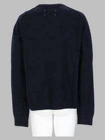 Maison Margiela Men's Maglia in Lana Blue
