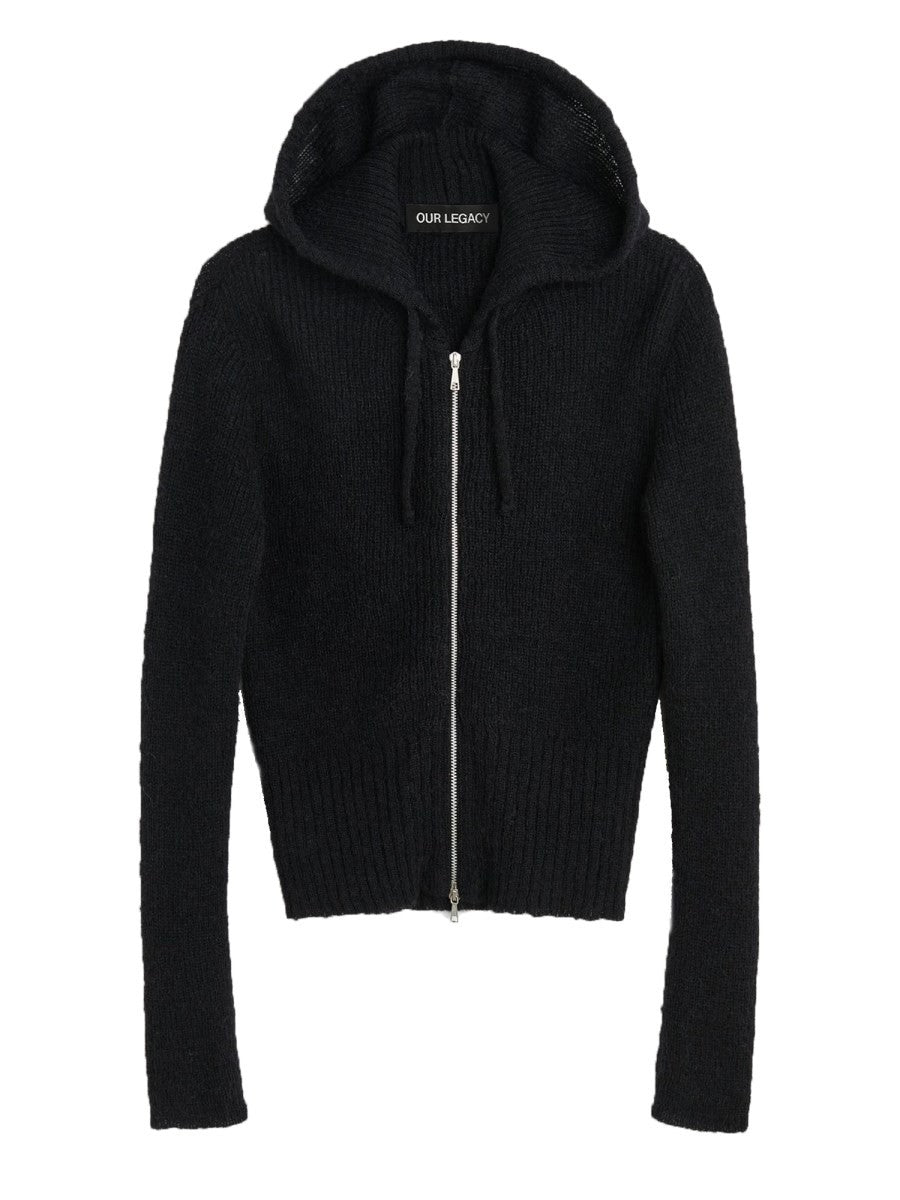 Our Legacy Women's Maglia in Misto Alpaca Black