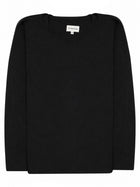 Parosh Women's Linen Blend Sweater Black