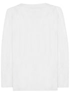 Parosh Women's Linen Blend Sweater White, view 2