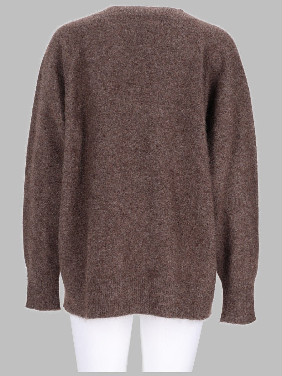 P.A.R.O.S.H Women's Maglia in Pelo DI Procione Brown