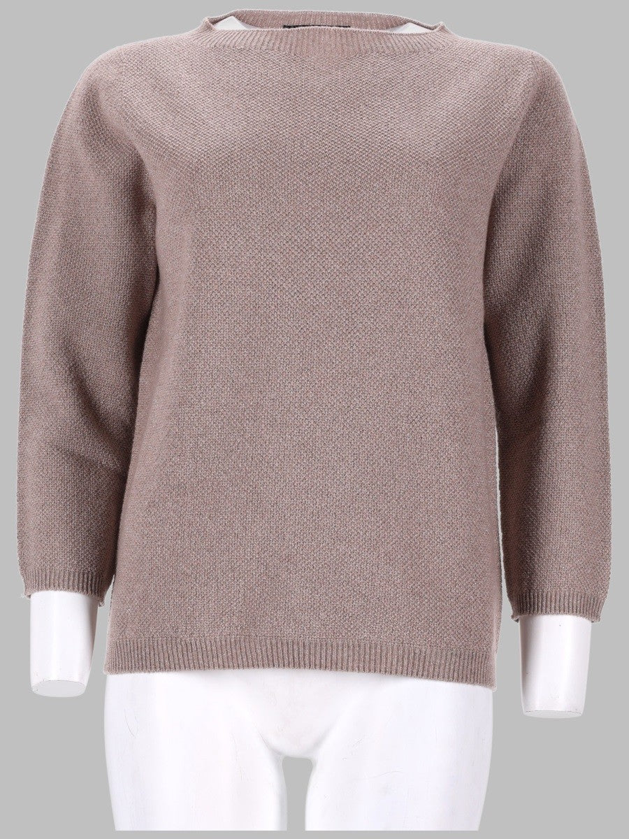 Fabiana Filippi Women's Maglia in Platinum Con Lurex Beige