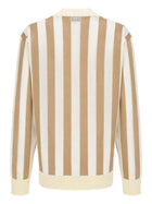 Fendi Women's Silk Pequin Sweater Beige, view 3