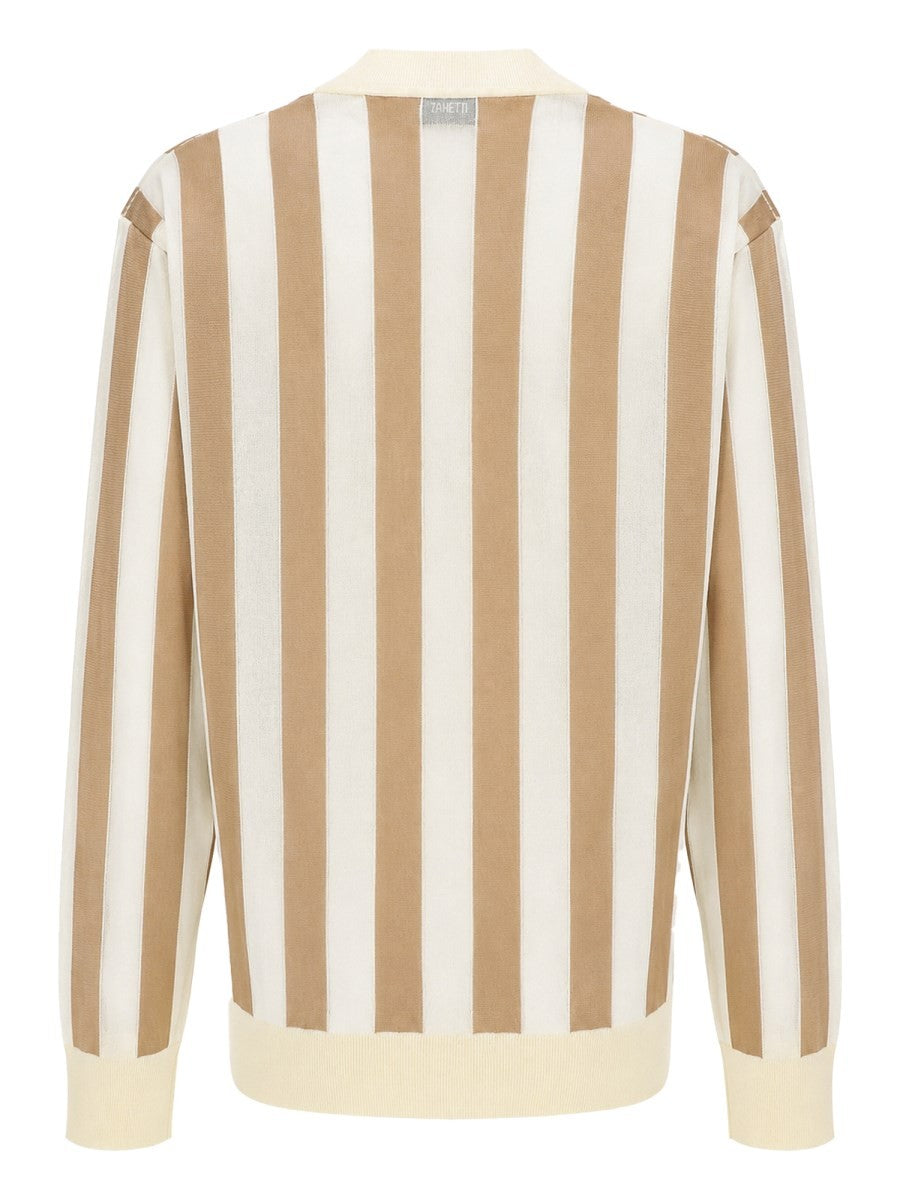 Fendi Women's Maglia in Seta Pequin Beige