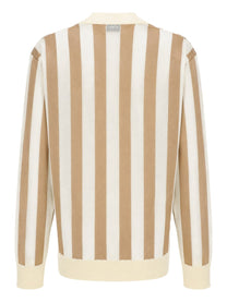 Fendi Women's Maglia in Seta Pequin Beige