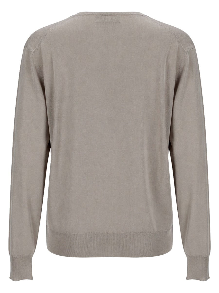 Fendi Women's Maglia in Viscosa Lucida Grey