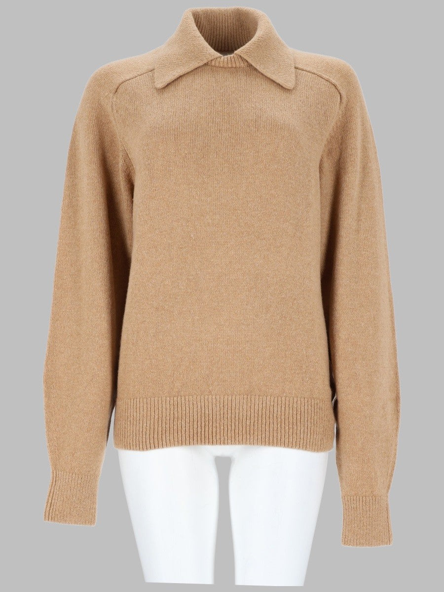 Khaite Women's Maglia Jackson in Lana Cashmere Beige