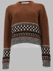 Golden Goose Women's Maglia Journey in Lana Brown
