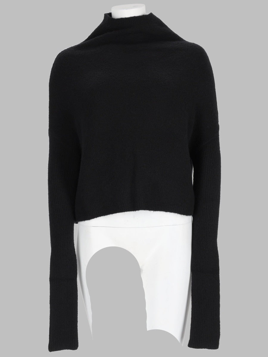 Rick Owens Women's Maglia LS Crater Black