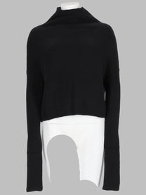 Rick Owens Women's Maglia LS Crater Black