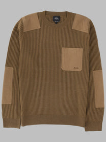 A.P.C Men's Maglia Mallarme in Lana Brown