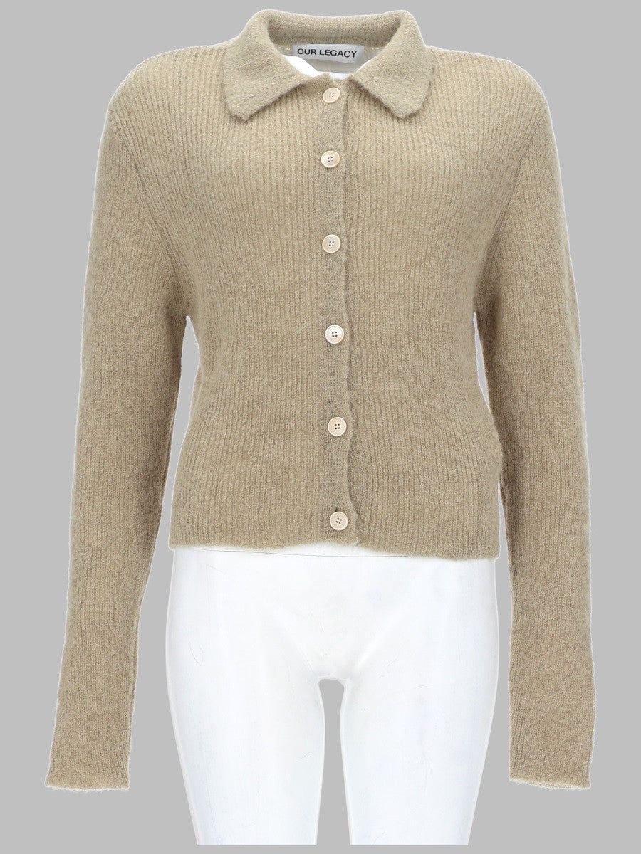 Our Legacy Women's Maglia Mazzy Polo Beige