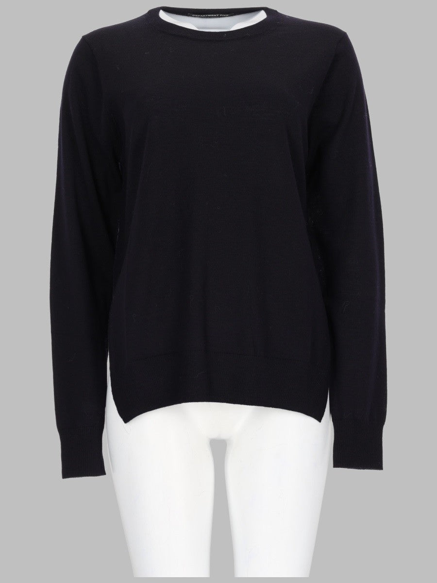 Department Five Women's Maglia Monde in Lana Merino Blue