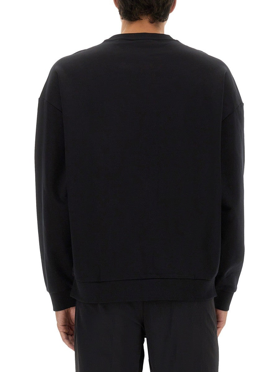 HUGO BOSS Men's Maglia Oversize Con Black