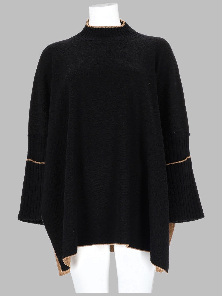 Herno Women's Maglia Oversize in Lana Black