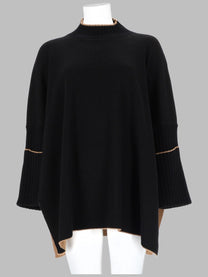Herno Women's Maglia Oversize in Lana Black