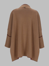 Herno Women's Maglia Oversize in Lana Brown