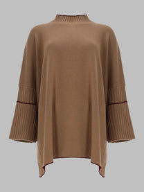 Herno Women's Maglia Oversize in Lana Brown