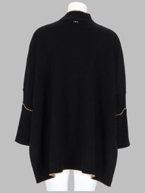 Herno Women's Maglia Oversize in Lana Black