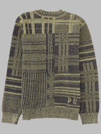 Ps By Paul Smith Men's Maglia Patchwork in Cotone Multicolor