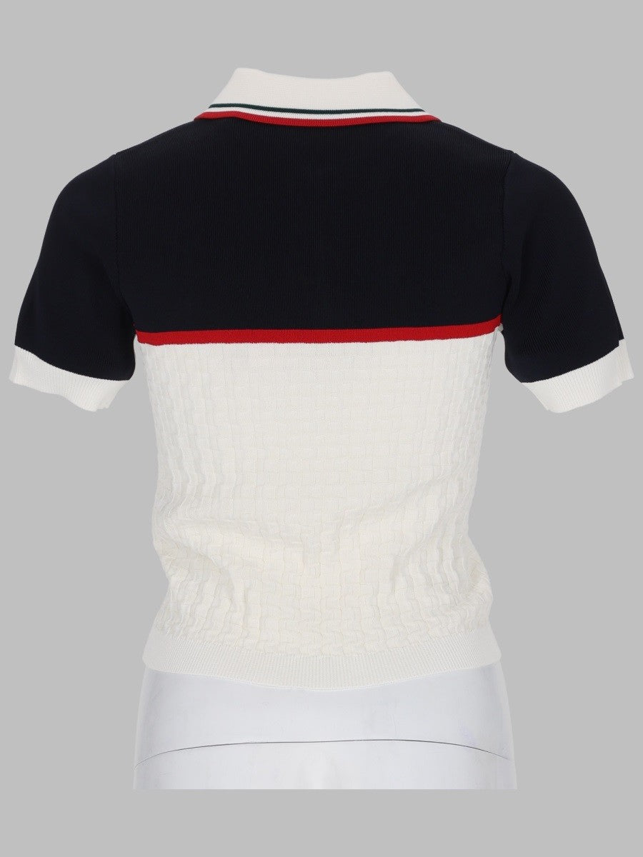 Casablanca Women's Maglia Polo DA Tennis White