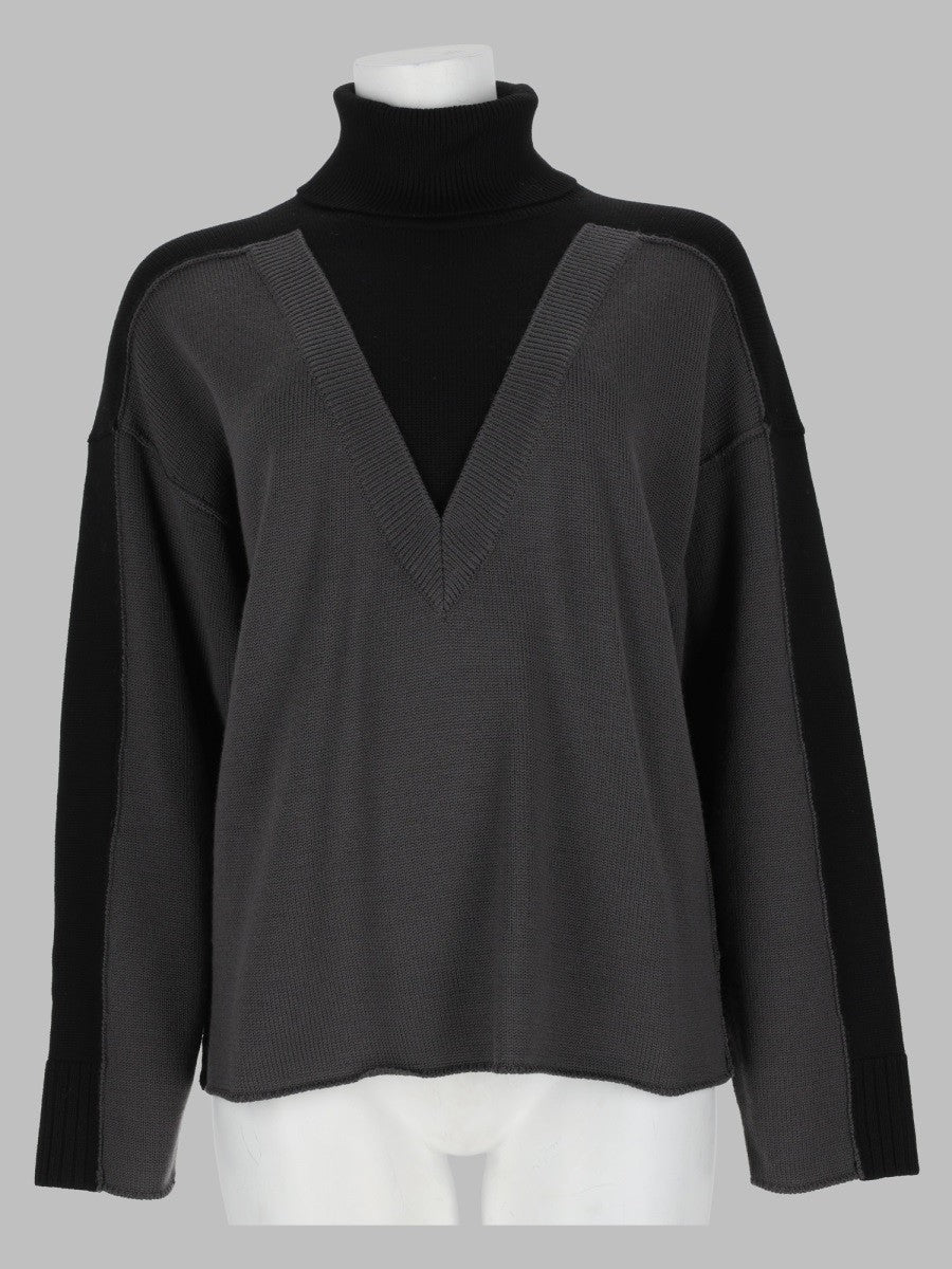 MM6 Maison Margiela Women's Maglia Pullover in Lana Black