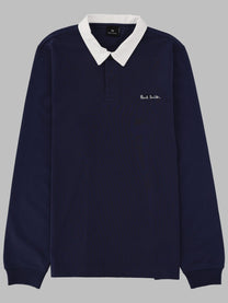 Ps By Paul Smith Men's Maglia Rugby Con Blue