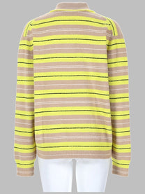 Paul Smith Women's Maglia Rugby in Bouclé Yellow