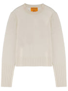 Guest In Residence Women's Shrunken Crew Sweater White