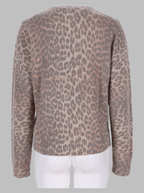 Ganni Women's Maglia Tiger Con Beige