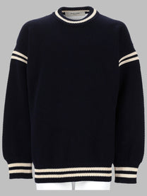 Golden Goose Men's Maglione Boxy Blue